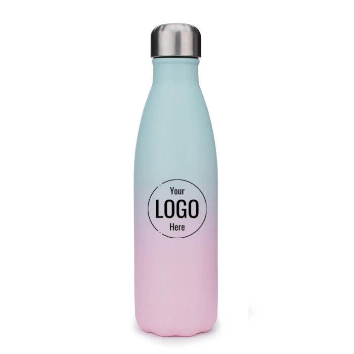metal bottle cola shaped custom logo for business gift
