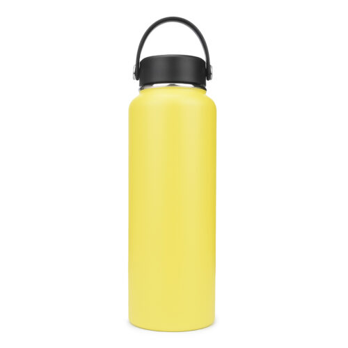 Wide Mouth Water Bottle with Flex Cap 40oz blank Hydro Vacuum Flask cactus