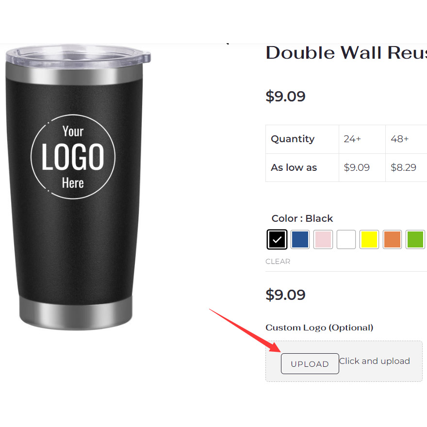 wholesale custom tumblers 20oz