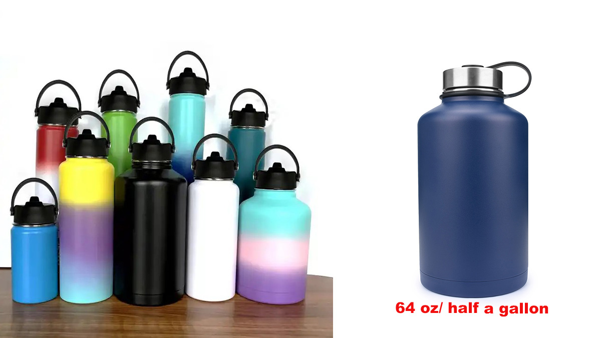 Wholesale Half Gallon Water Bottles With Straw
