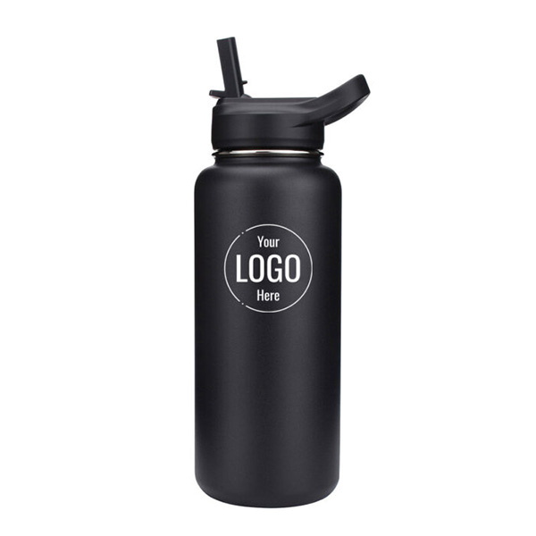 drink enough water - water bottle with straw